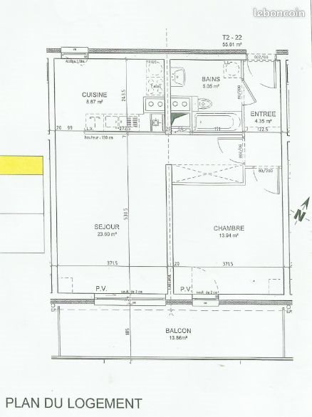 Appartement à vendre, 55m², Kembs