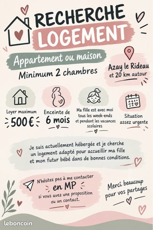 Appartement à louer, 50m², Cheillé