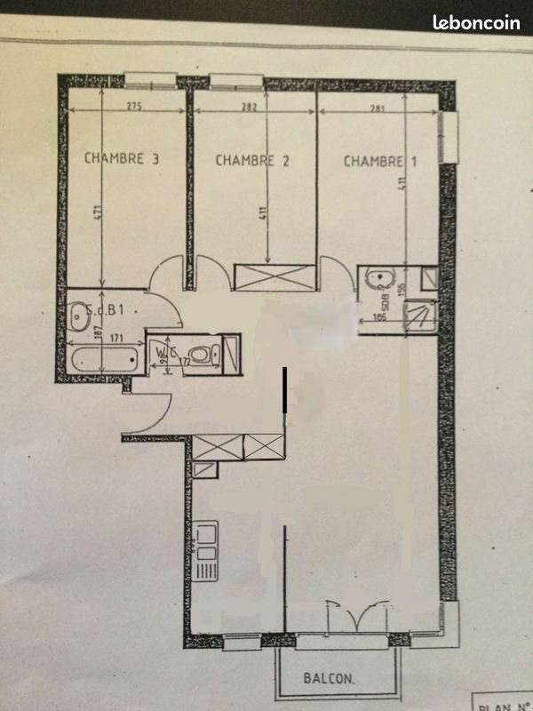 Appartement à louer, 91m², Lille