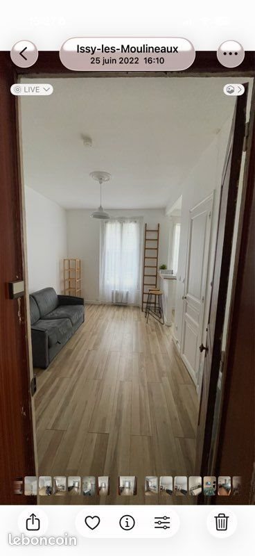 Appartement à louer, 20m², Issy-les-Moulineaux