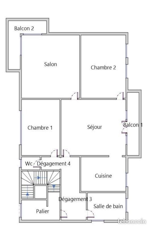Appartement à louer, 91m², Stiring-Wendel