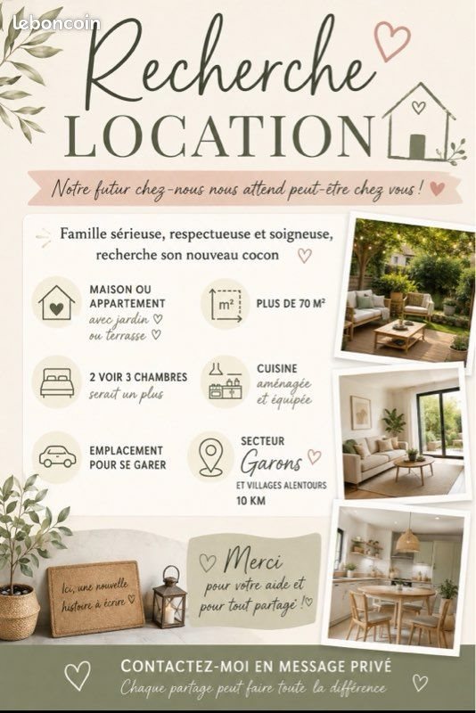 Maison à louer, 70m², Poulx