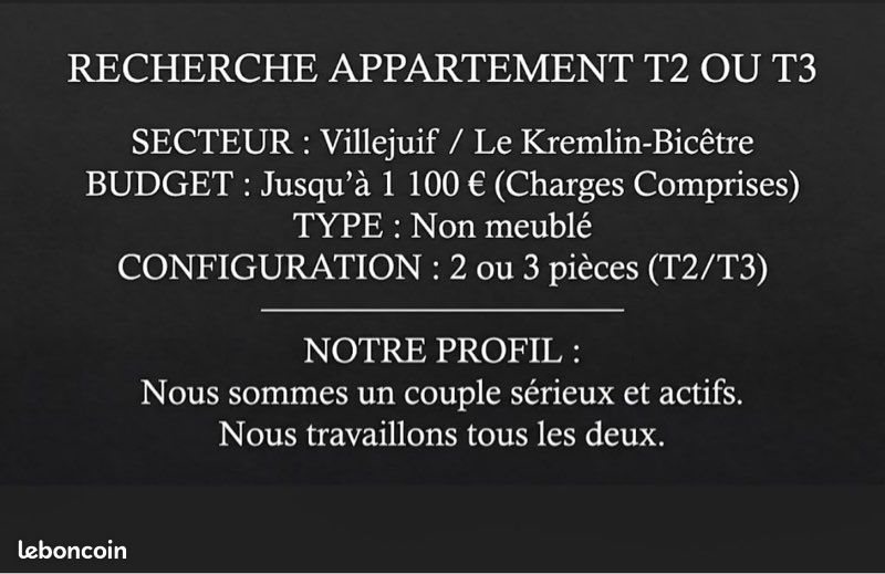 Appartement à louer, 40m², Villejuif