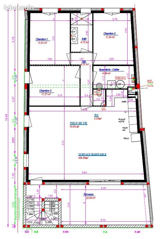 Appartement à louer, 102m², Meximieux