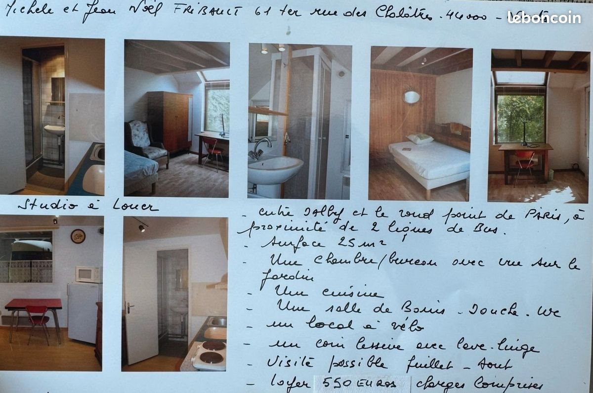 Appartement à louer, 25m², Nantes