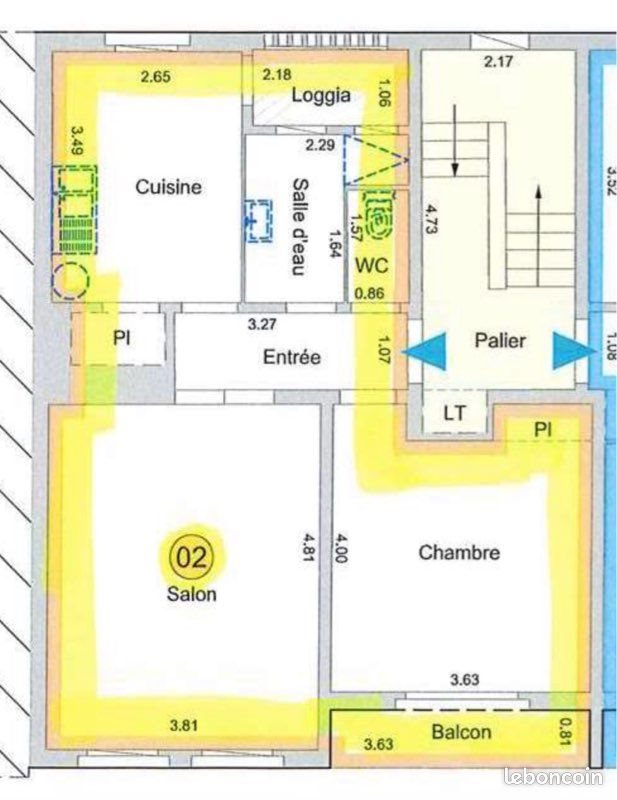 Appartement à louer, 54m², Saint-Nazaire