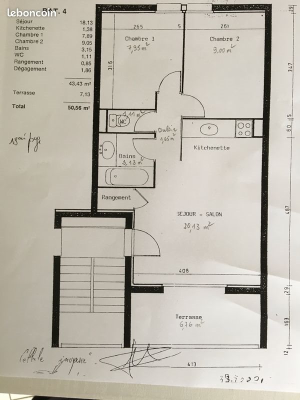 Appartement à louer, 43m², Valras-Plage