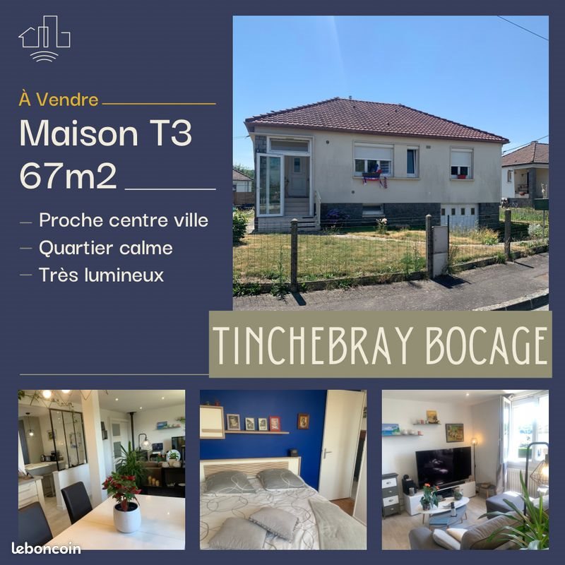Maison à vendre, 67m², Tinchebray