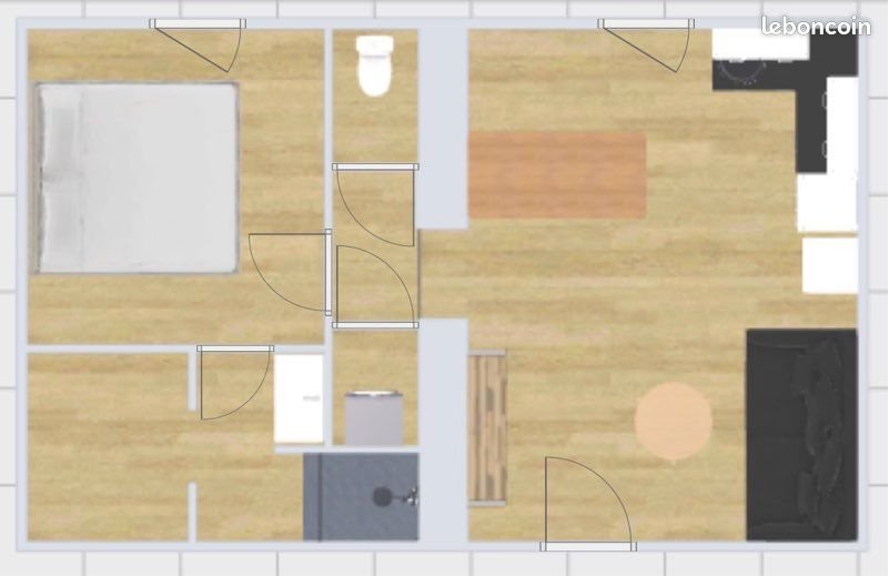 Appartement à louer, 43m², Montrevel-en-Bresse