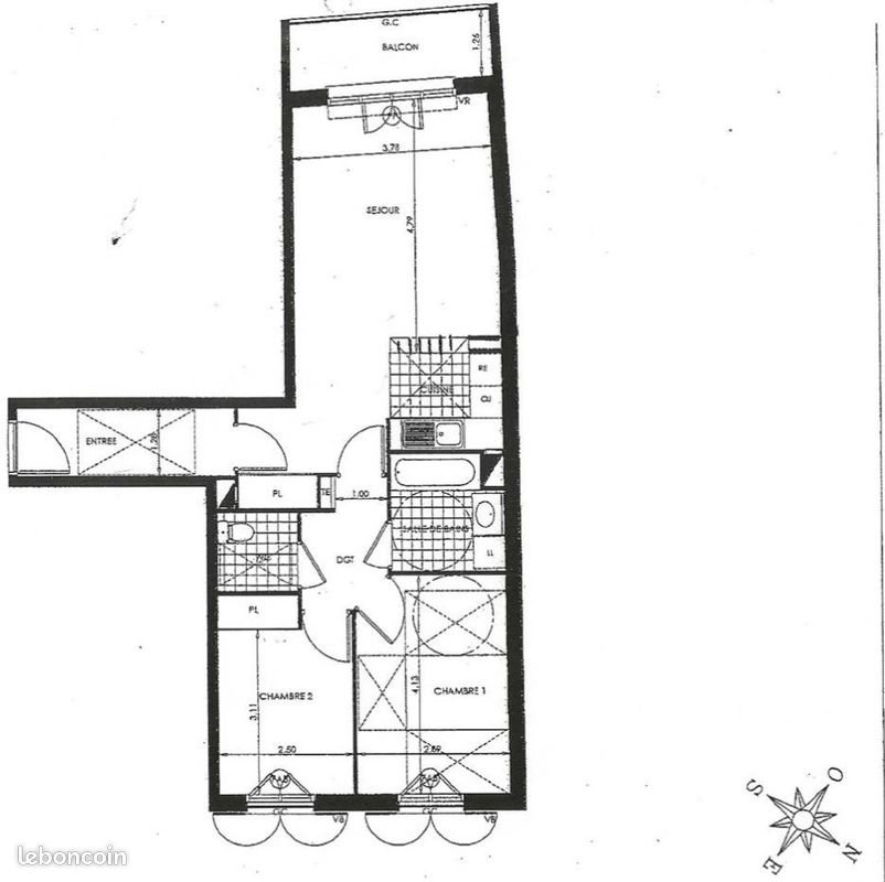 Appartement à louer, 65m², Sartrouville