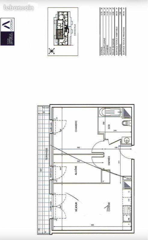 Appartement à vendre, 48m², Villeneuve-la-Garenne