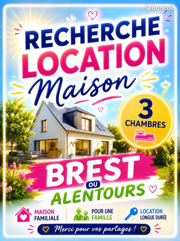 Maison à louer, 78m², Locmaria-Plouzané