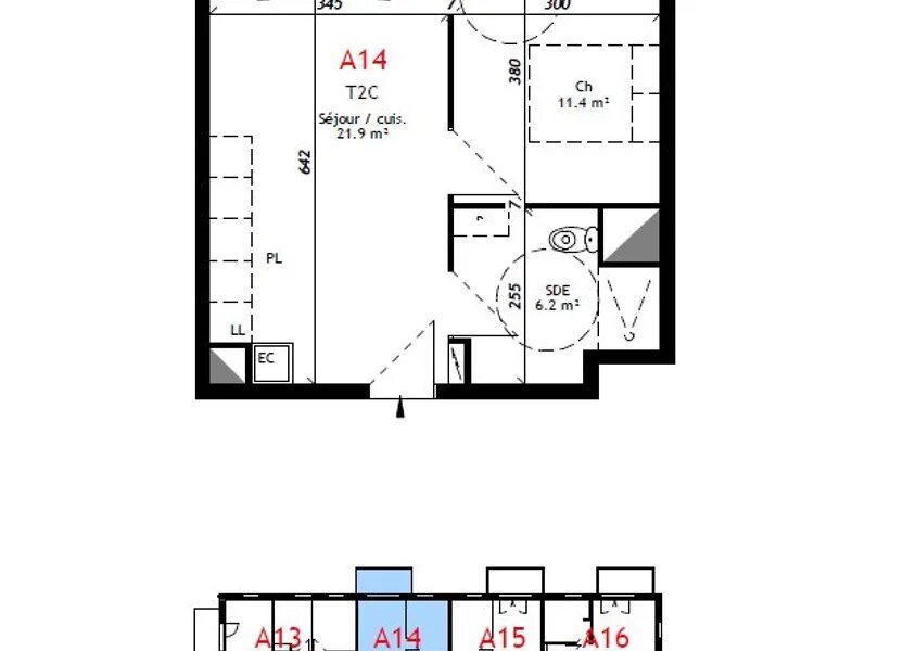 Appartement à vendre, 39m², Nivillac