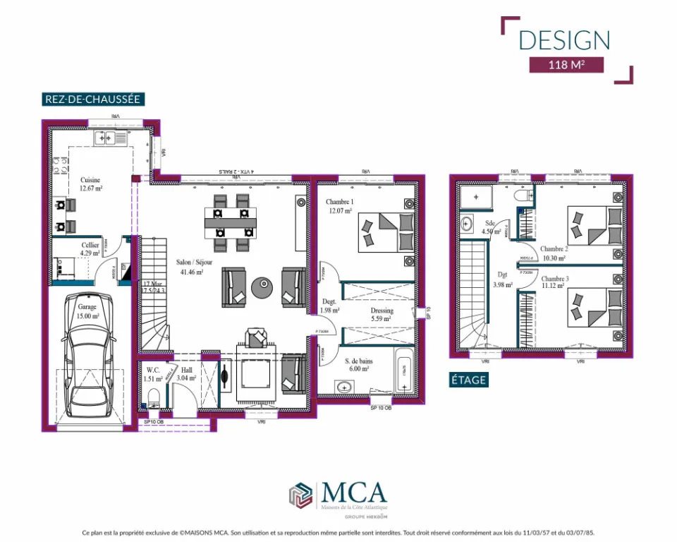 Maison à vendre, 132m², Belin-Béliet