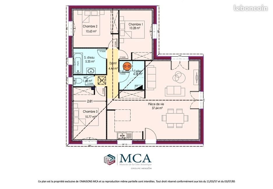 Maison à vendre, 85m², Artigues-près-Bordeaux