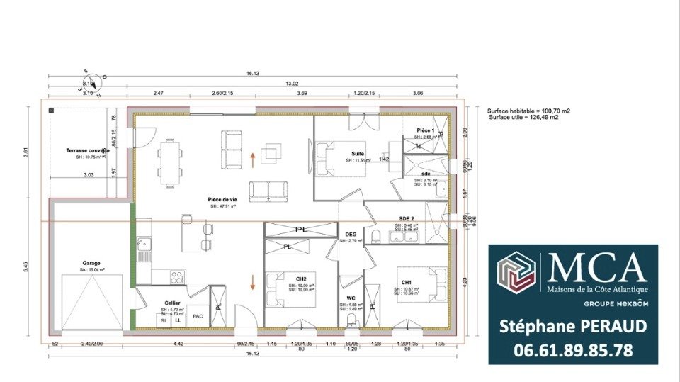Maison à vendre, 100m², Peyrehorade