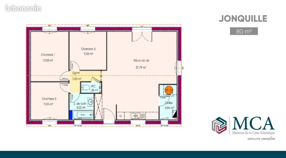 Maison à vendre, 80m², Le Pout