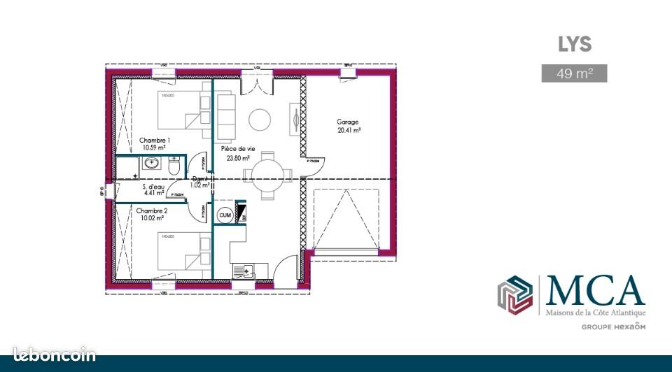 Maison à vendre, 100m², Bassussarry