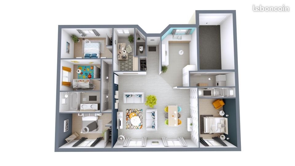 Maison à vendre, 90m², Salles