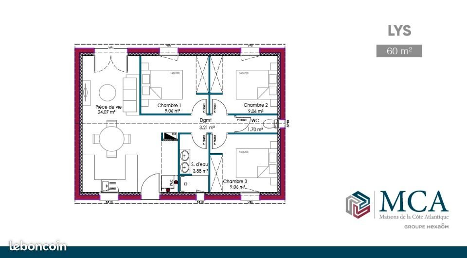 Maison à vendre, 100m², Cavignac