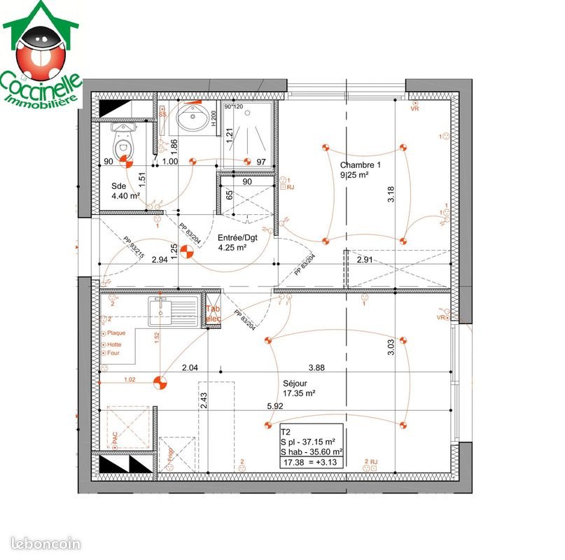 Appartement à louer, 34m², Mios
