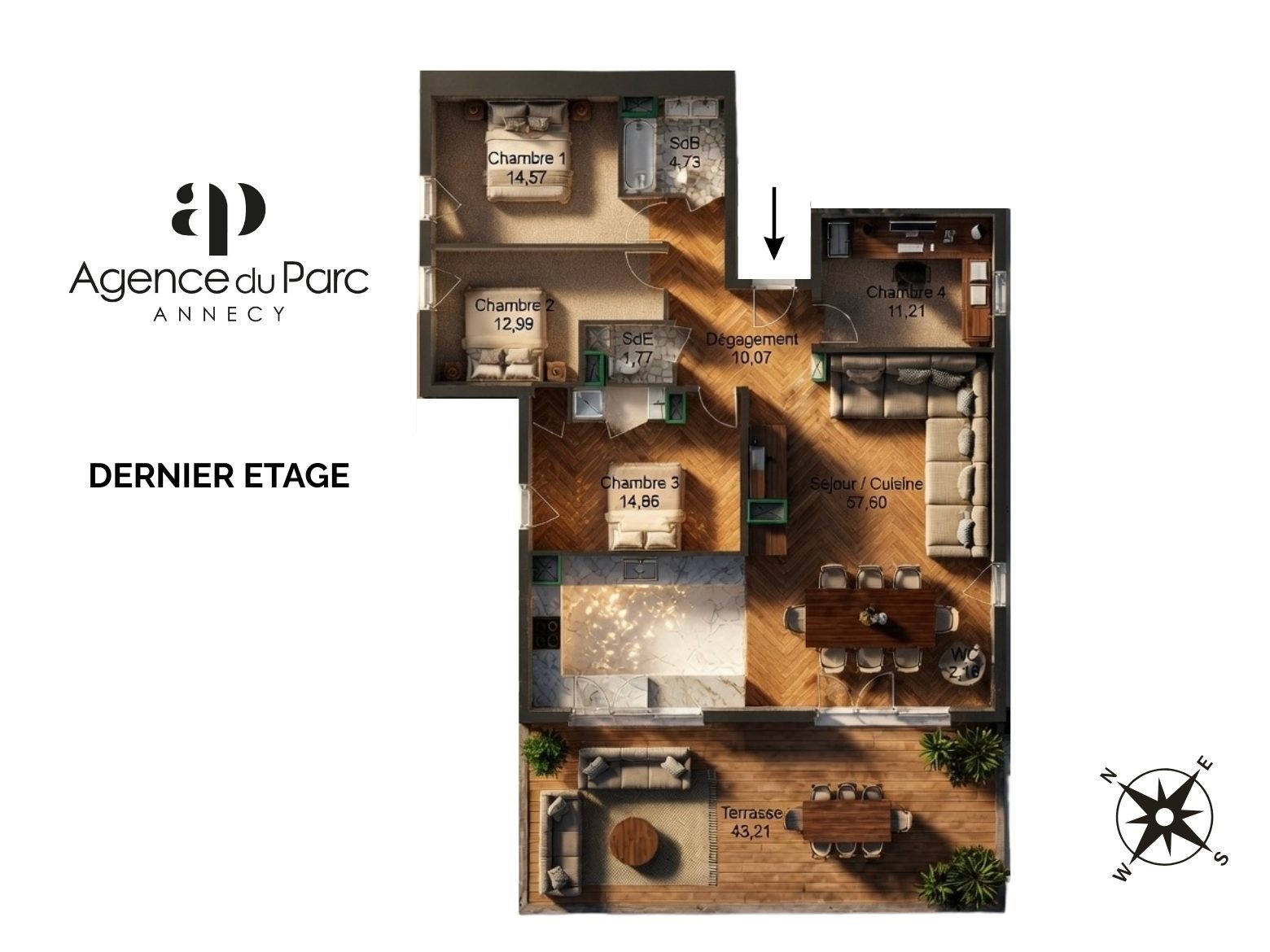 Appartement à vendre, 130m², Allonzier-la-Caille