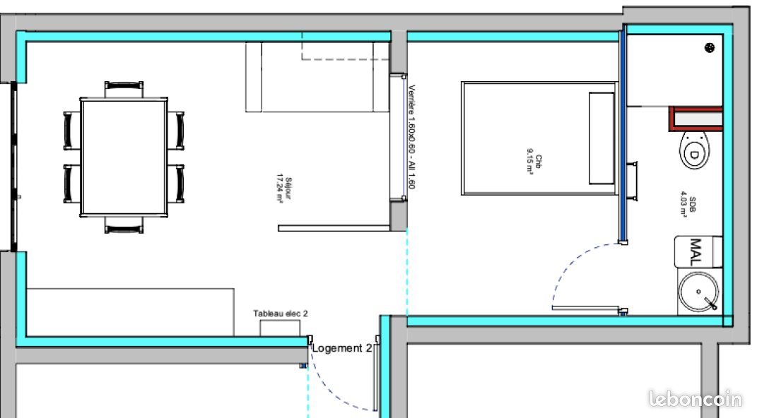 Appartement à vendre, 34m², Frasne