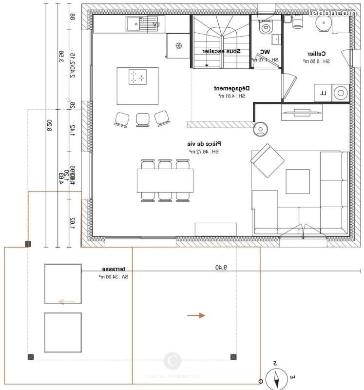 Maison à vendre, 130m², Bogève