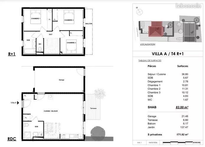 Maison à vendre, 84m², Buzet-sur-Tarn