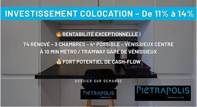 Appartement à vendre, 67m², Vénissieux