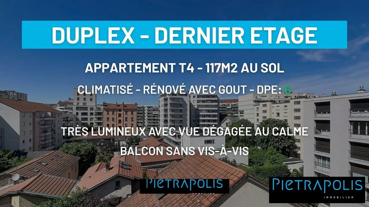 Appartement à vendre, 117m², Villeurbanne