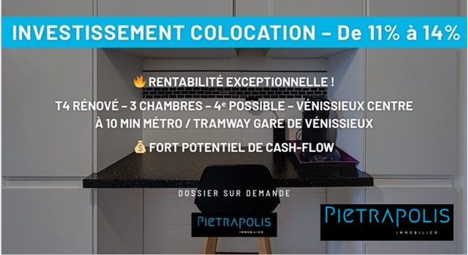 Appartement à vendre, 67m², Vénissieux