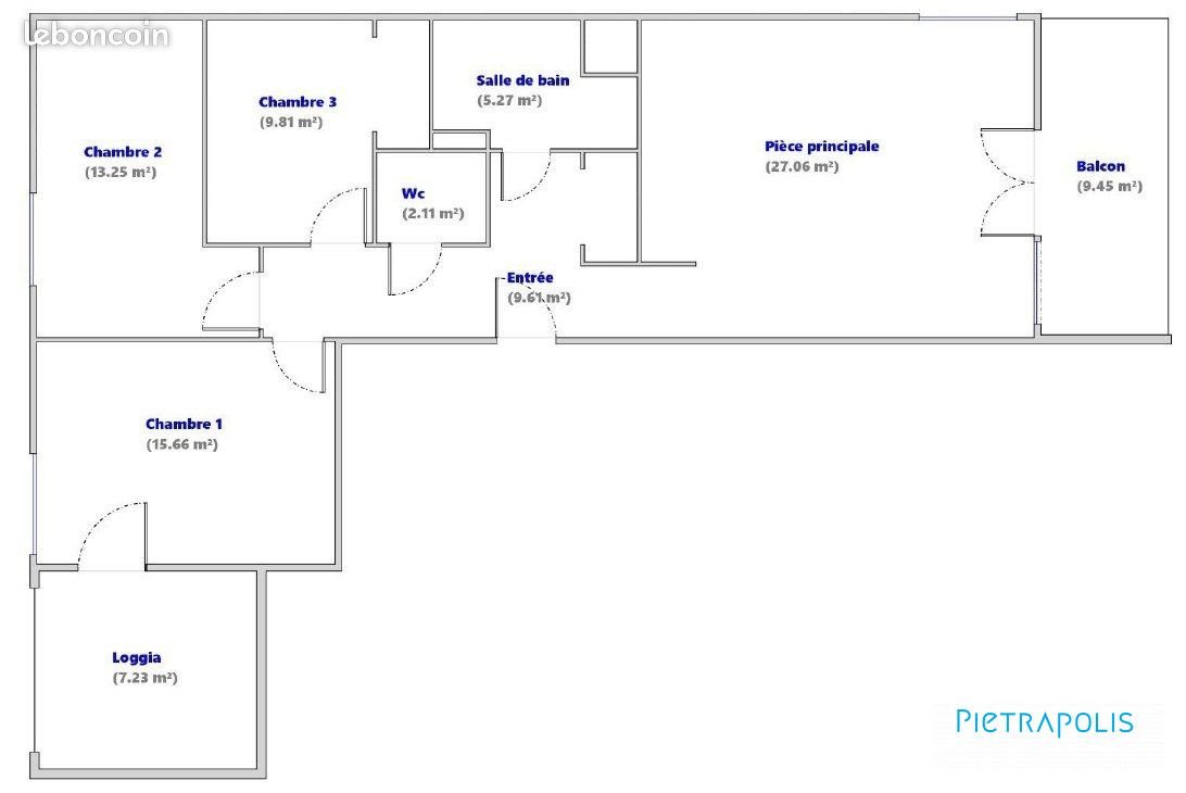 Appartement à vendre, 82m², Vienne