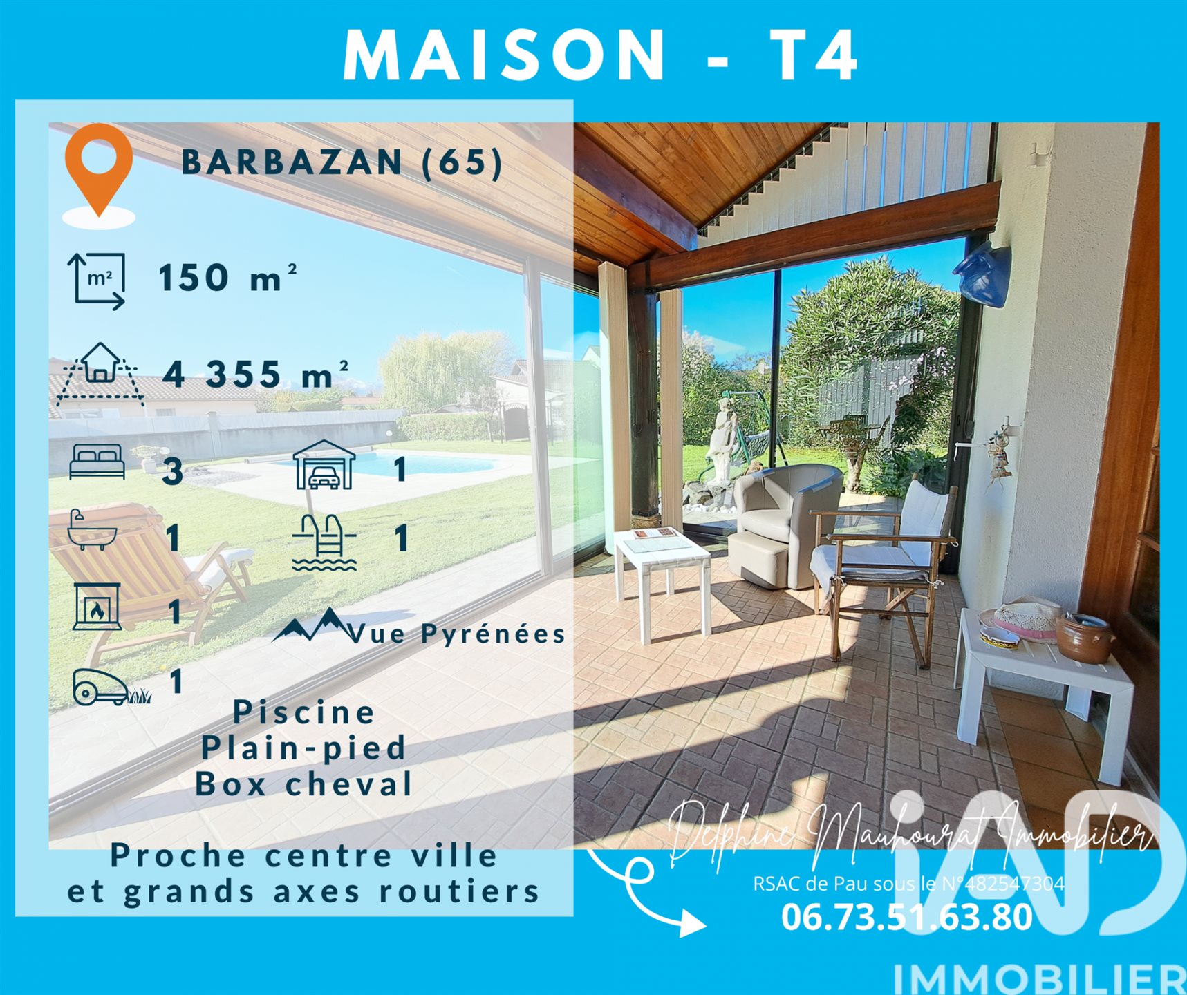 Maison à vendre, 150m², Barbazan-Debat