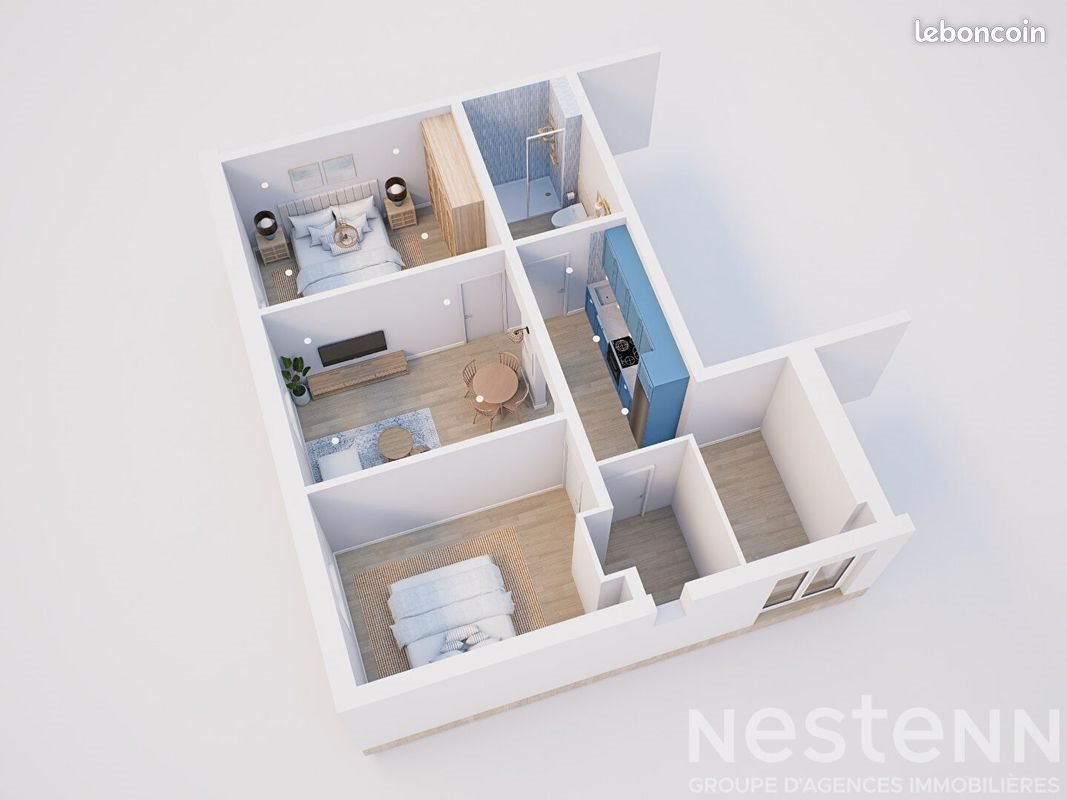 Appartement à vendre, 57m², Saint-Pierre-Quiberon