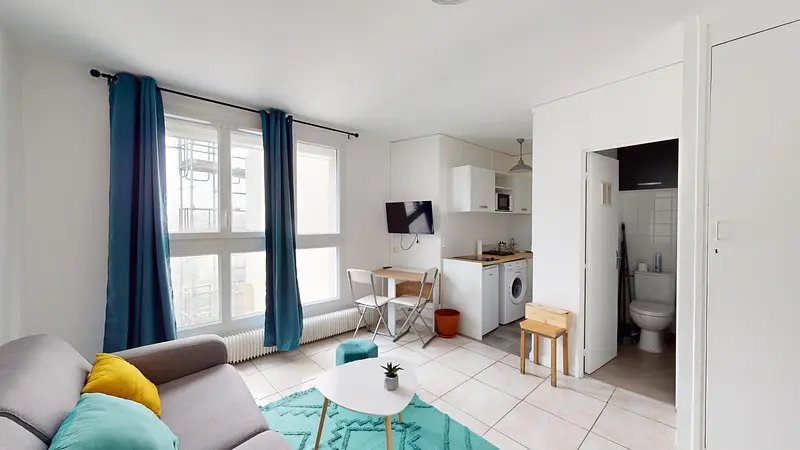 Appartement à louer, 19m², Paris 18ème