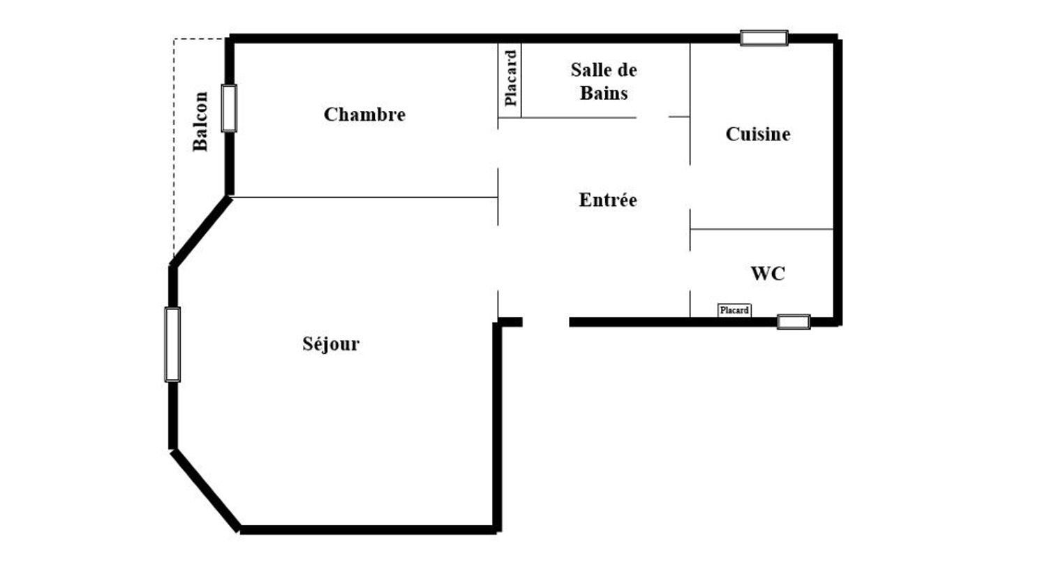 Appartement à vendre, 45m², Courbevoie
