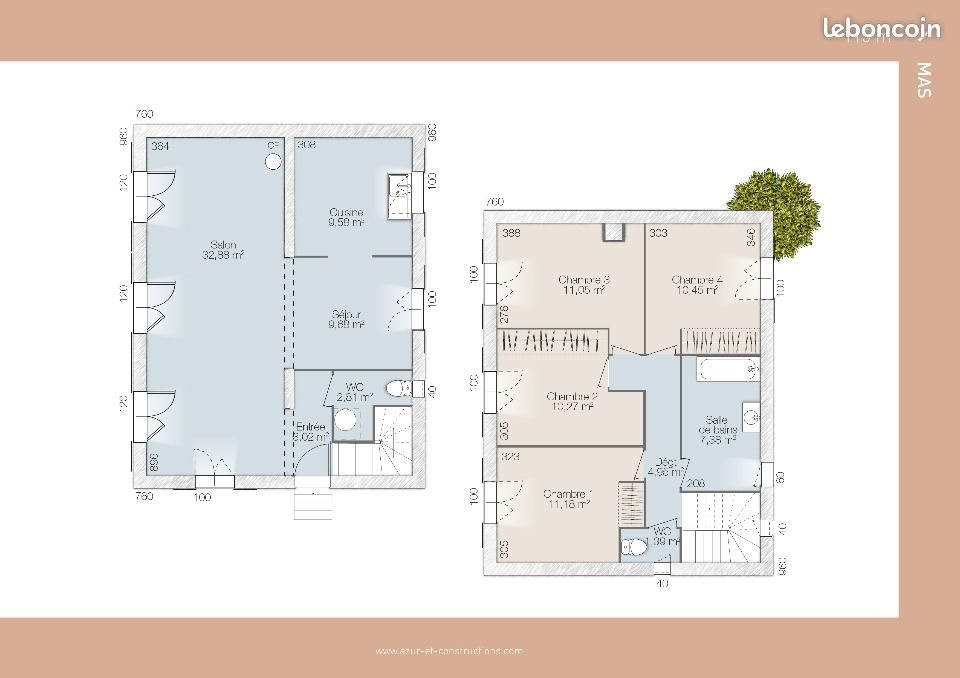Maison à vendre, 76m², Sénas