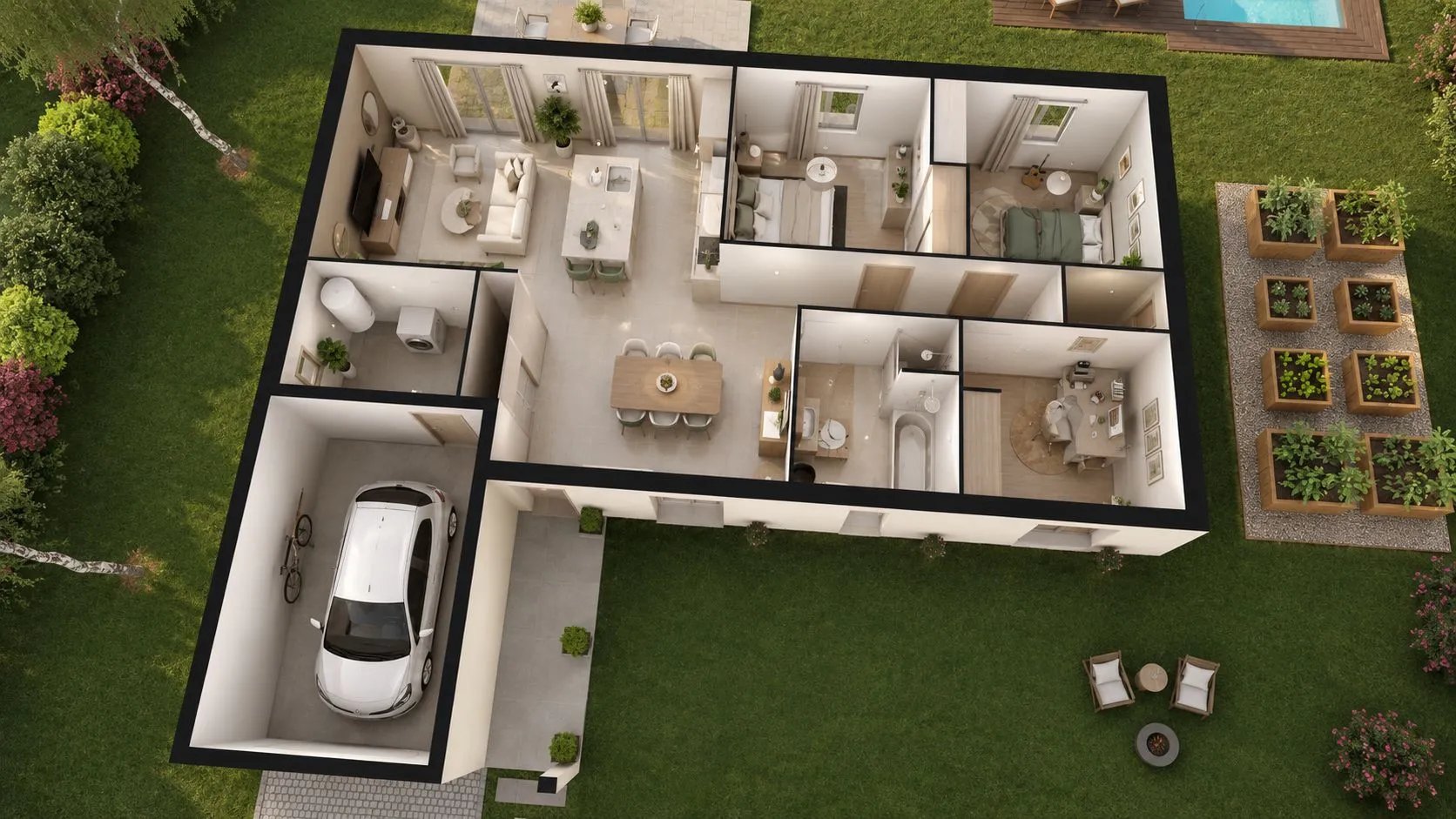 Maison à vendre, 94m², Saint-Amour-Bellevue