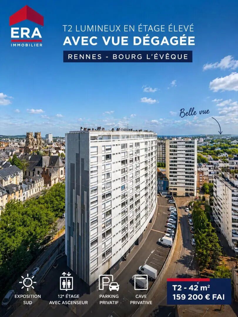 Appartement à vendre, 42m², Rennes