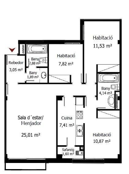 3-bedroom flat for sale in Sant Julià de Lòria · 49 of 60