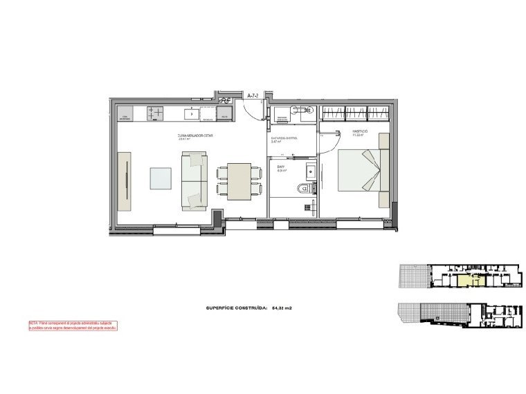 Piso de 3 habitaciones en venta en Santa Coloma, Andorra la Vella · 45 de 60