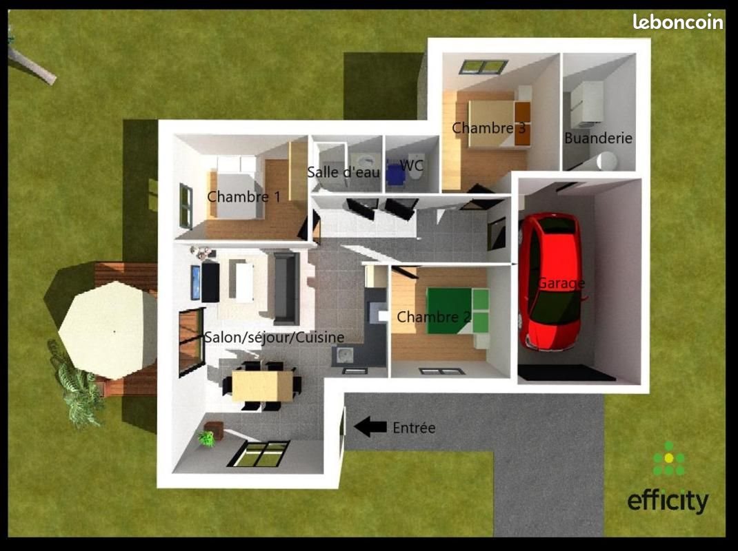 Maison à vendre, 77m², Trébeurden