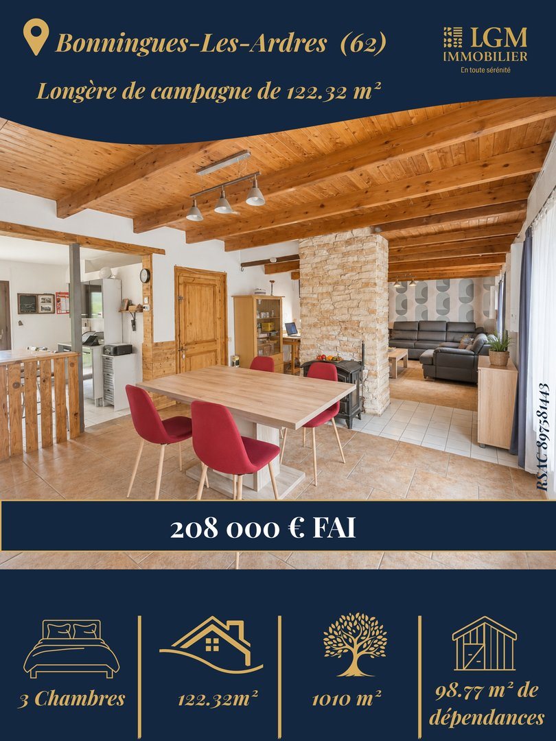 Maison à vendre, 122m², Charmé
