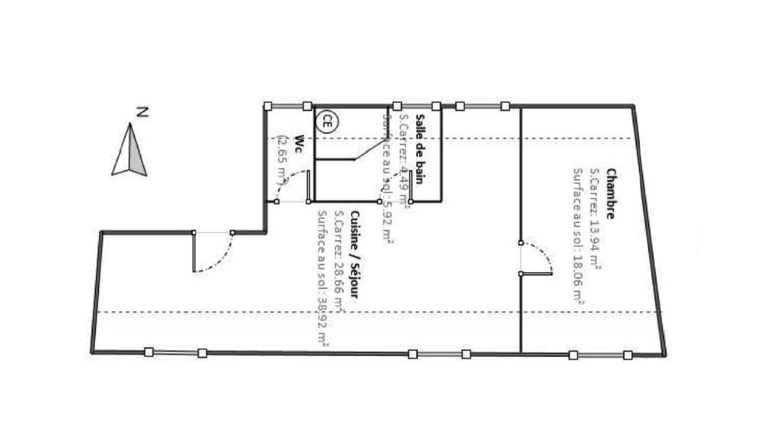 Appartement à vendre, 50m², Barr