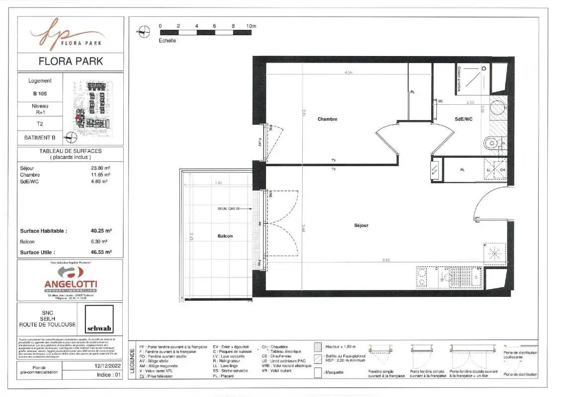Appartement à louer, 40m², Seilh