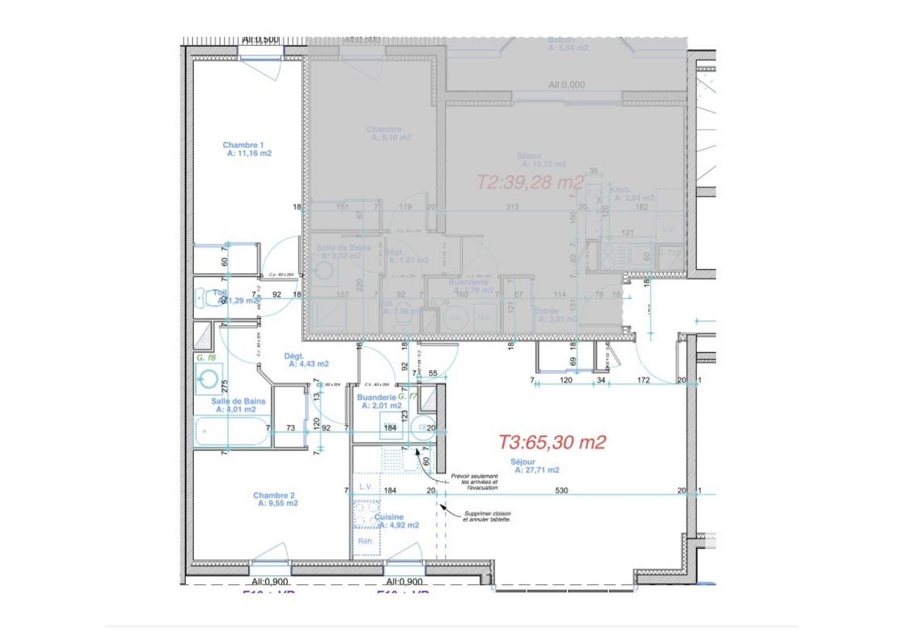 Appartement à vendre, 65m², Le Mans