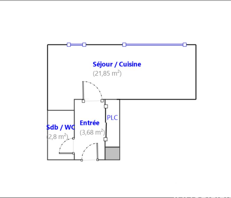 Appartement à vendre, 28m², Créteil
