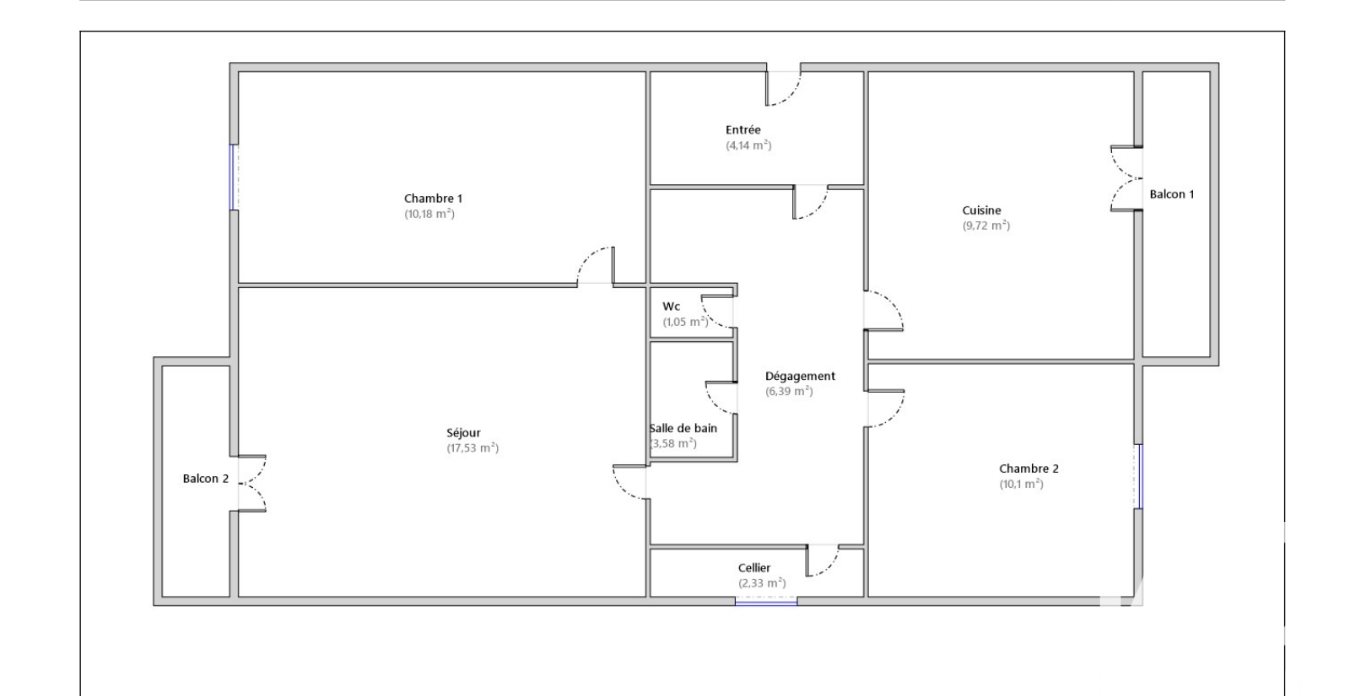 Appartement à vendre, 75m², Créteil