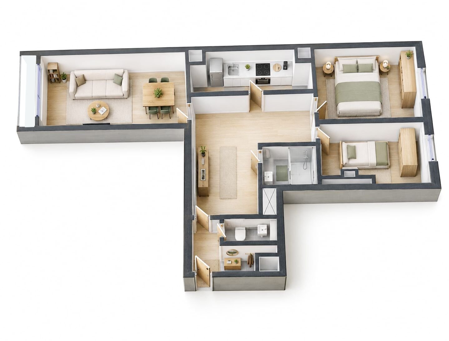 Appartement à vendre, 54m², Le Pré-Saint-Gervais